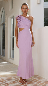 Amina Maxi Dress - Lilac