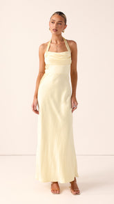 Alexa Maxi Dress - Yellow