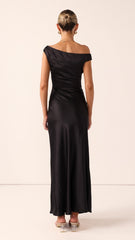 Auria Off Shoulder Maxi Dress - Black