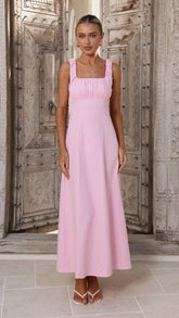 Adley Maxi Dress - Pink