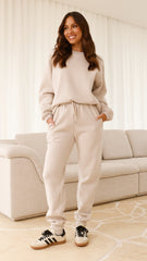 Billy J Trackie Pants - Beige