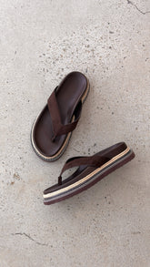 Arley Slide - Cocoa Suede