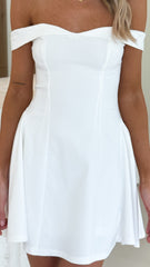 Allie Mini Dress - White