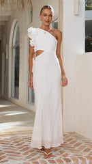 Amina Maxi Dress - White