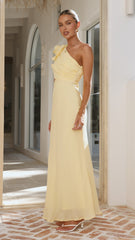 Amina Maxi Dress - Yellow
