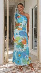 Amina Maxi Dress - Tropical Floral