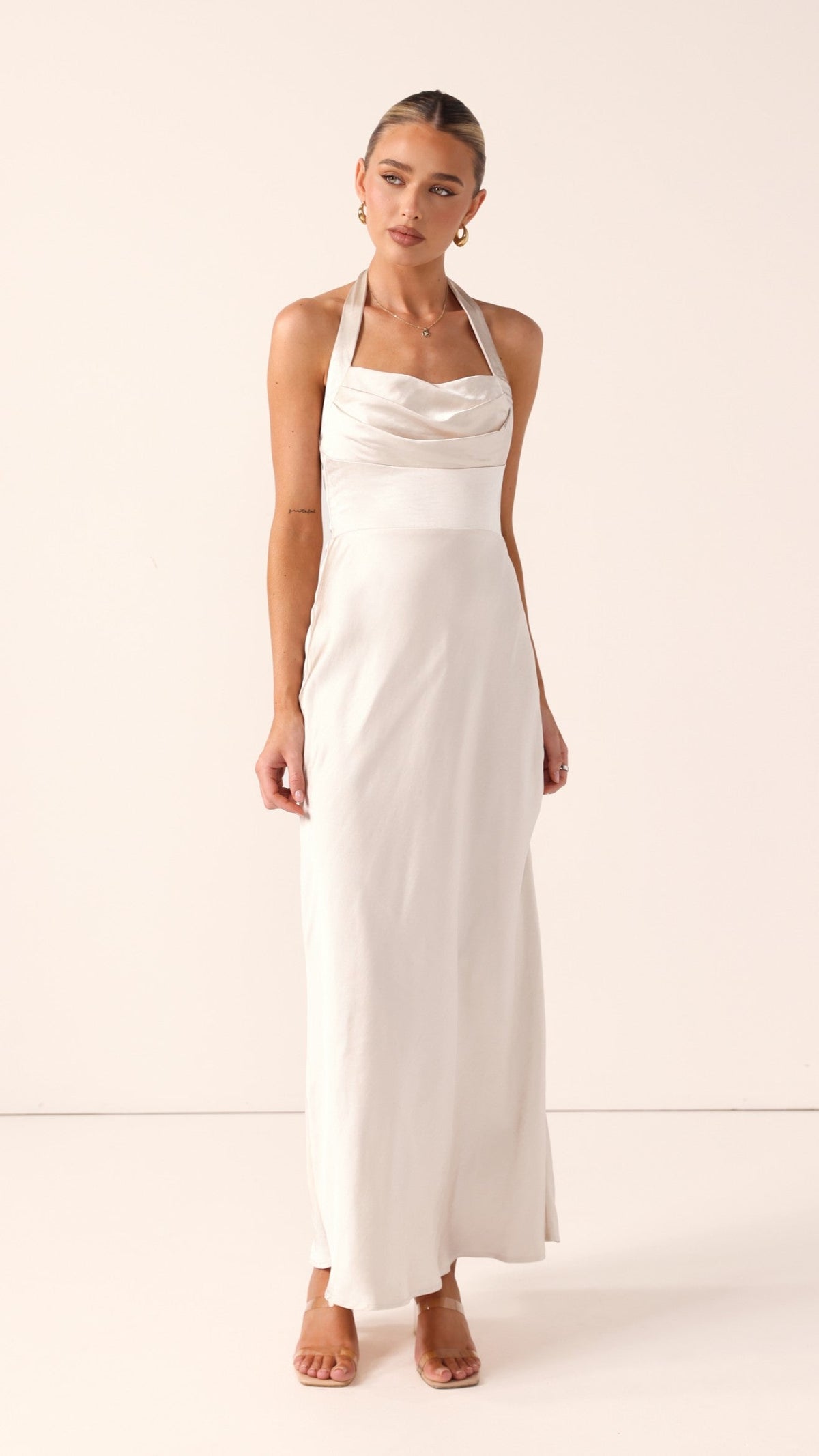Alexa Maxi Dress - Champagne