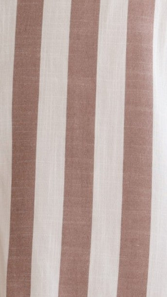 Baylee Mini Dress - Chocolate Stripe