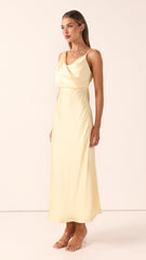 Audrey Maxi Dress - Lemon