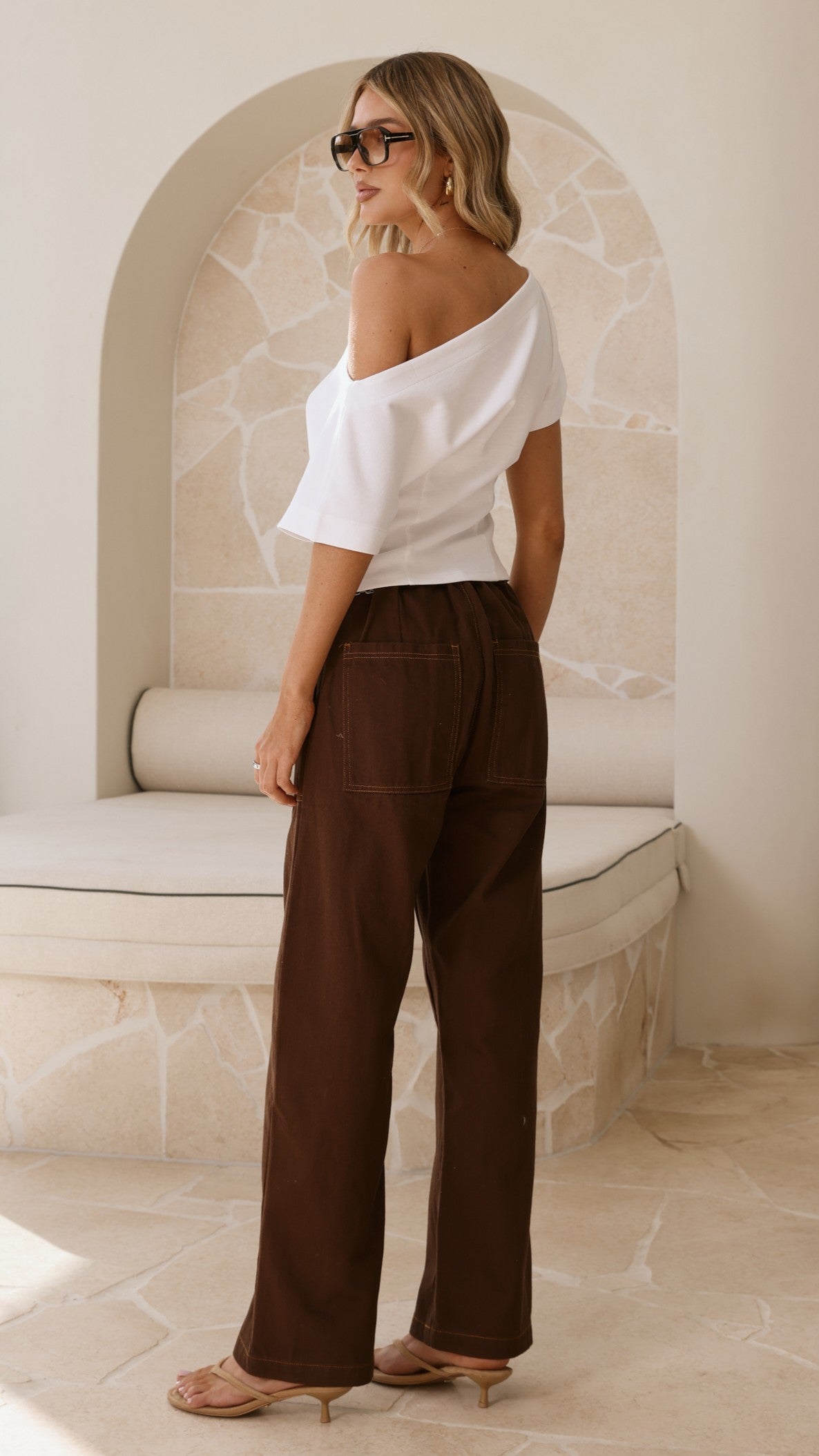Amy Pants - Chocolate Denim