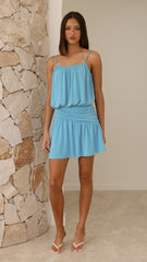 Bettina Mini Dress - Blue