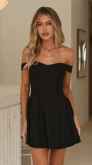 Allie Mini Dress - Black