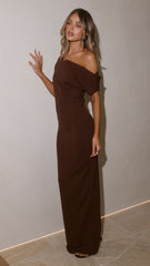 Alina Maxi Dress - Chocolate