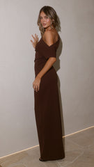 Alina Maxi Dress - Chocolate