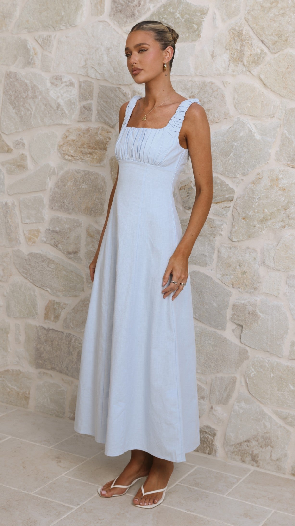 Adley Maxi Dress - Blue