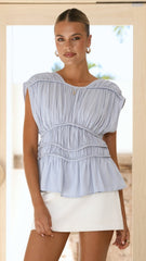 Amy Top - Blue