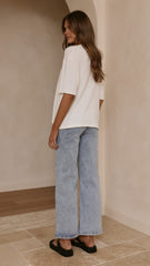 Annalise Knit Top - White