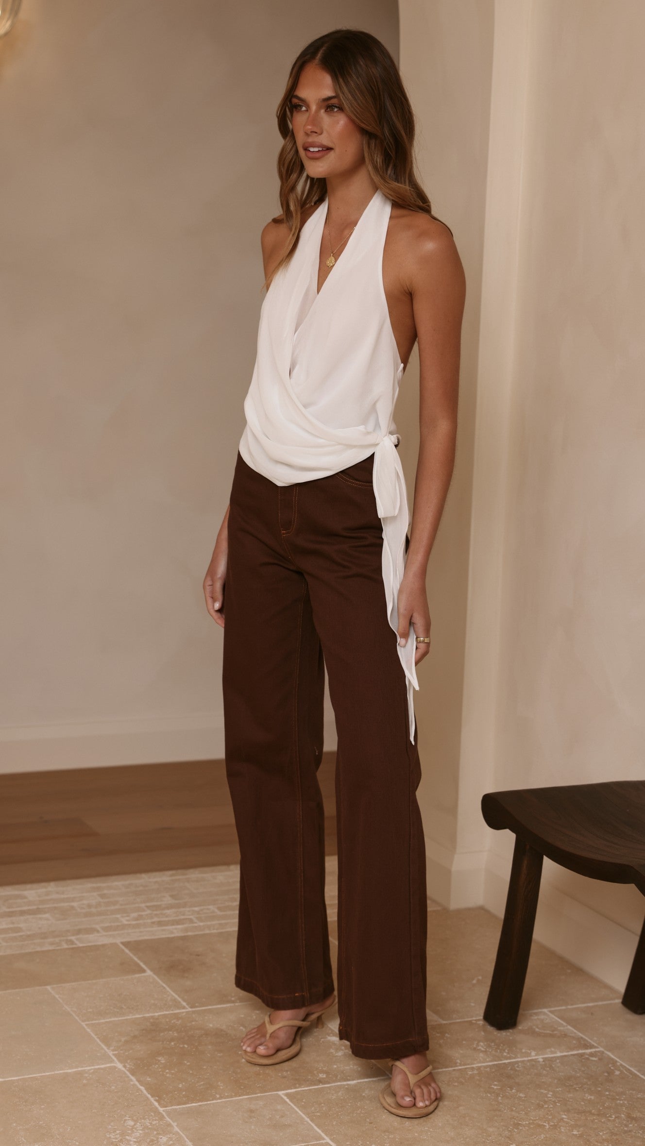 Badru Straight Leg Jeans - Chocolate Denim