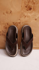 Arley Slide - Cocoa Suede