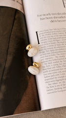 Bauble Resin Earring - Cream