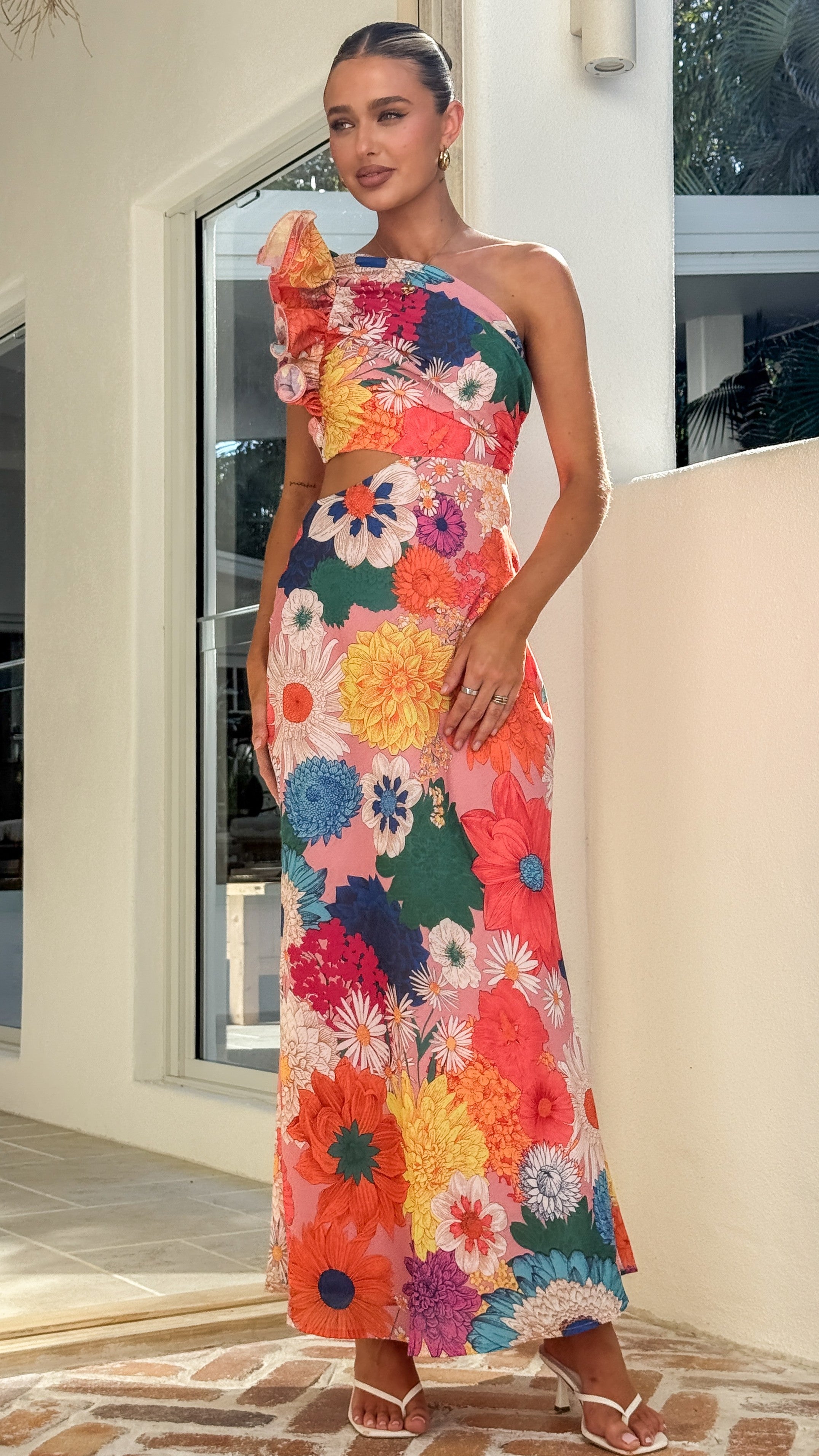 Amina Maxi Dress - Multi Floral