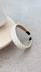 Angela Headband - White