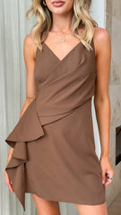 Austin Mini Dress - Chocolate