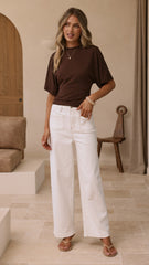 Ailani Top - Chocolate